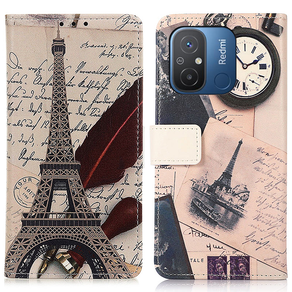 Phone Case for Xiaomi Redmi 12C 4G 11A 4G Pattern Printing Wallet Stand Anti-scratch Leather Phone Cover Phone Case for Xiaomi Redmi 12C 4G 11A 4G Pattern Printing Wallet Stand Anti-scratch Leather Phone Cover